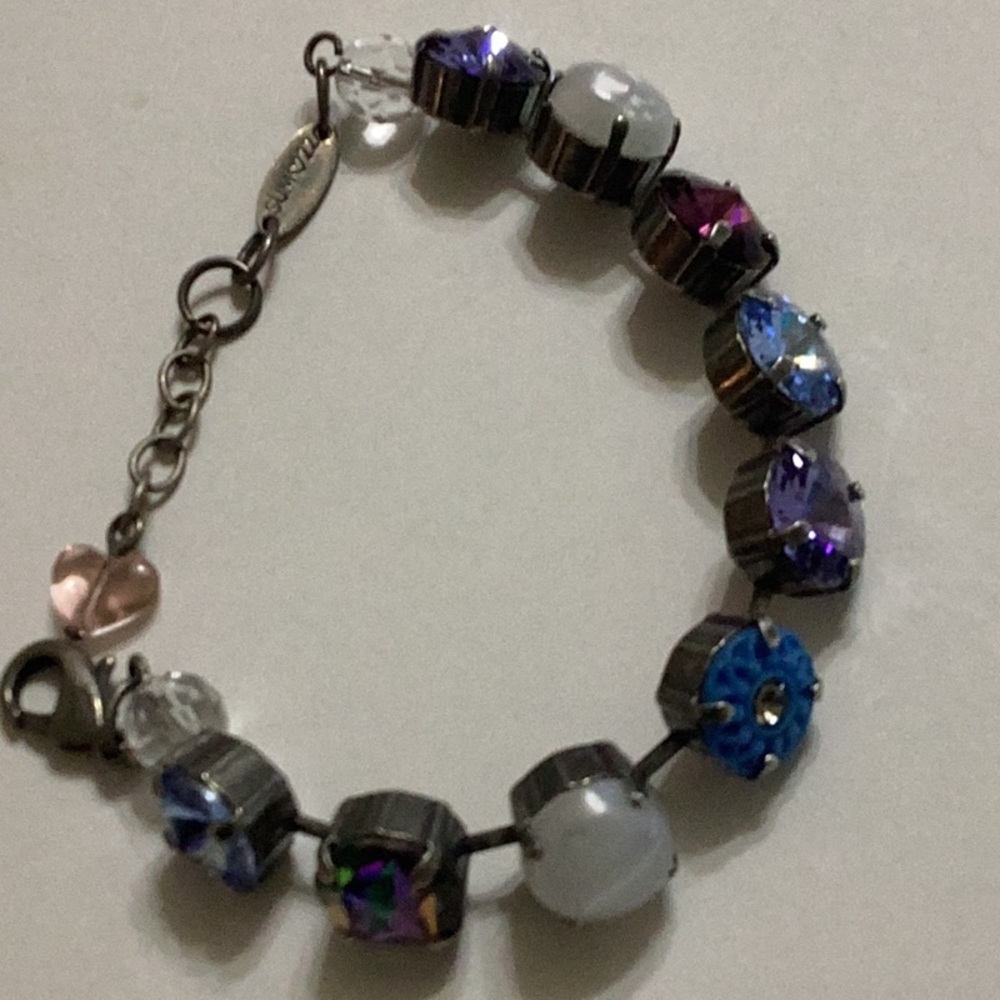 Sabika New Swarovski Crystal Bracelet with sterling silver.